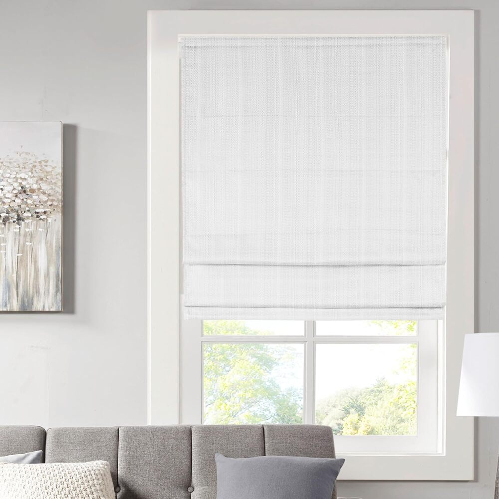 34" x 64" Madison Park Galen Cordless Roman Shade